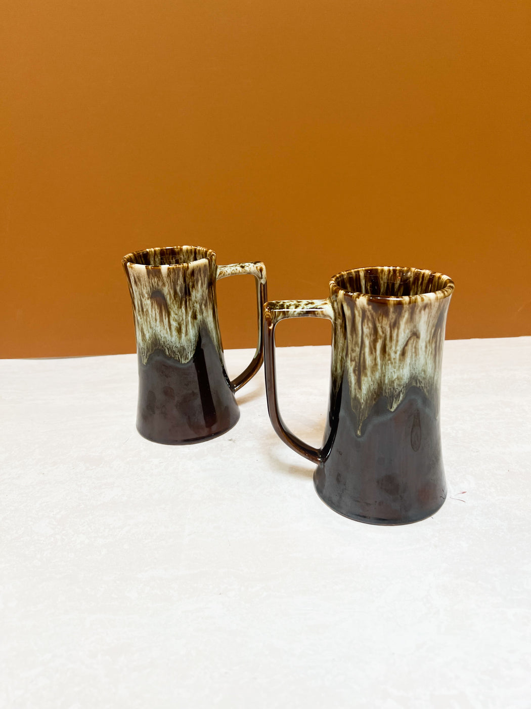 Brown Ceramic Glazed Mugs