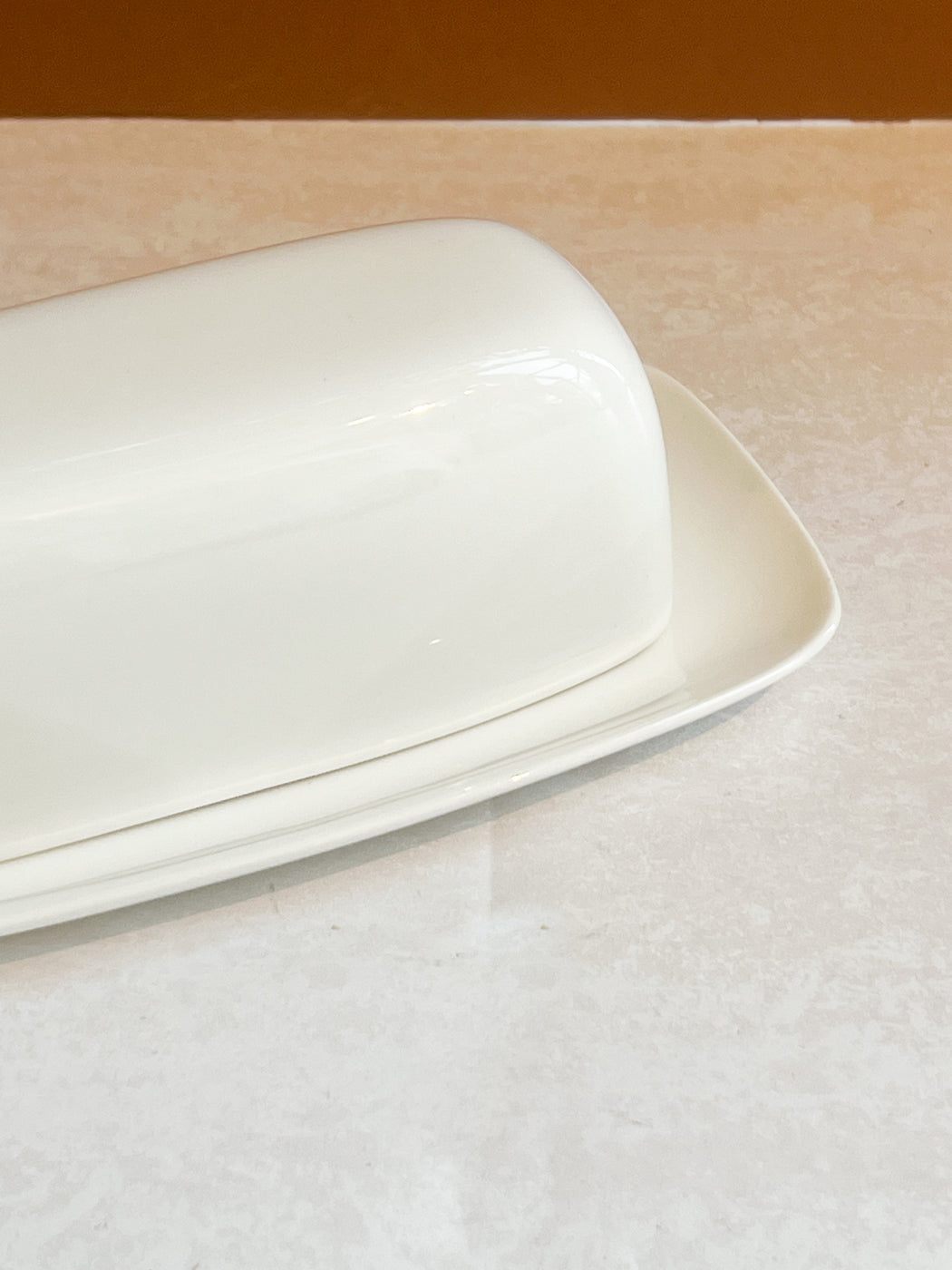 White Butter Dish