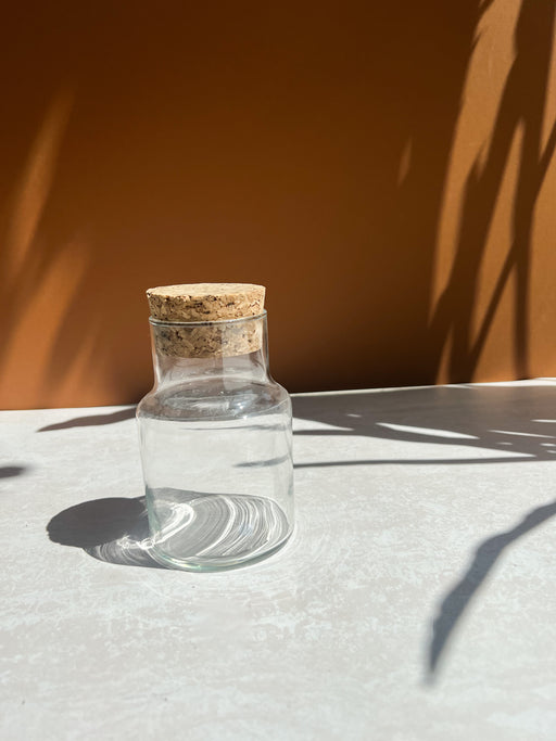 Glass Jar With Cork Top