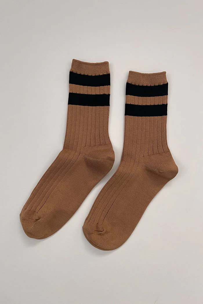 Le Bon Shoppe - Her Varsity Socks - Peanut