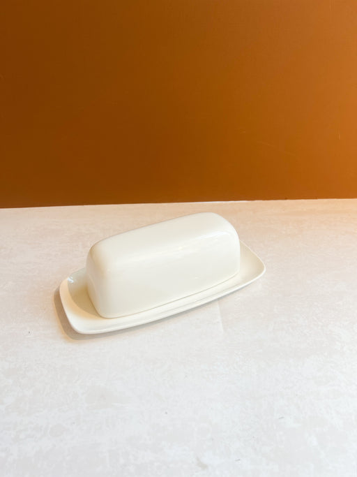 White Butter Dish