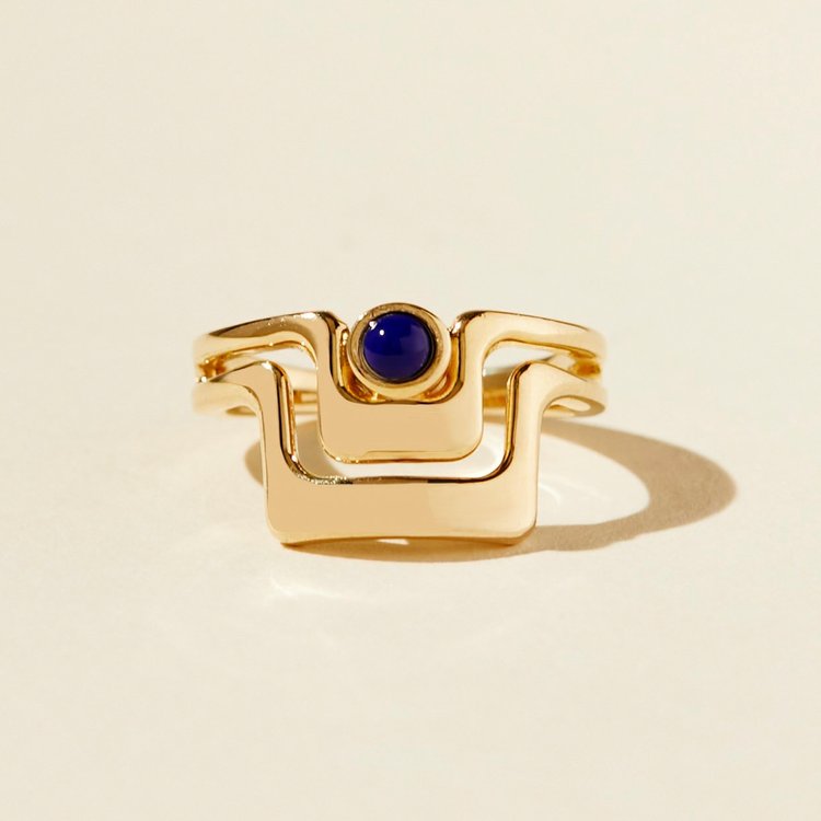 Lindsay Lewis - Grand Ring - Blue / Gold