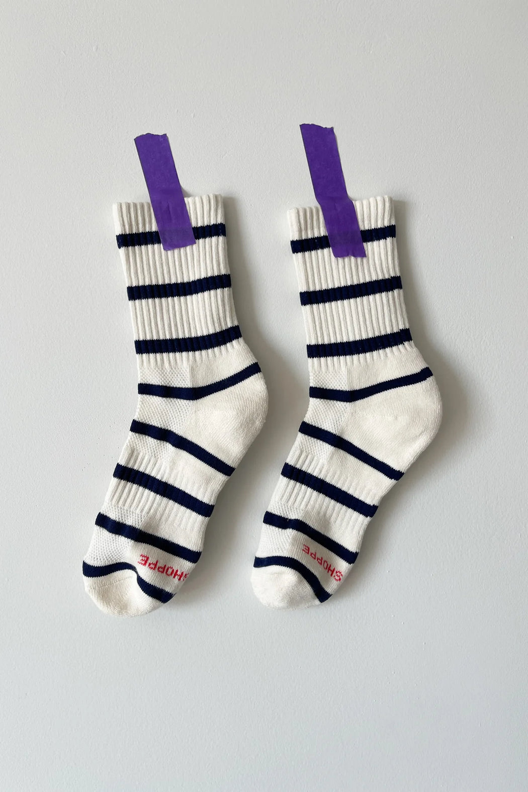 Le Bon Shoppe - Striped Boyfriend Socks - Sailor Stripe