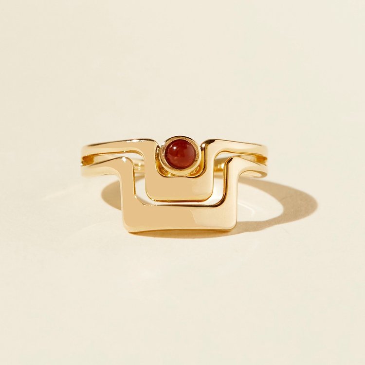 Lindsay Lewis - Grand Ring - Red/Gold