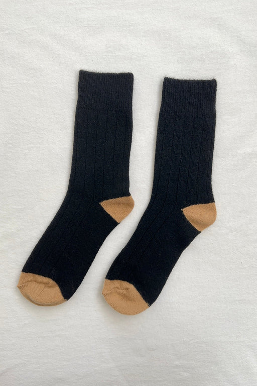 Le Bon Shoppe - Cashmere Classic Socks - Black