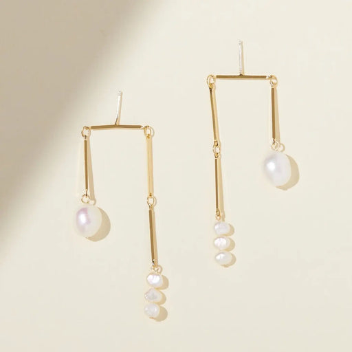 Lindsay Lewis - Toni Earrings - Pearl