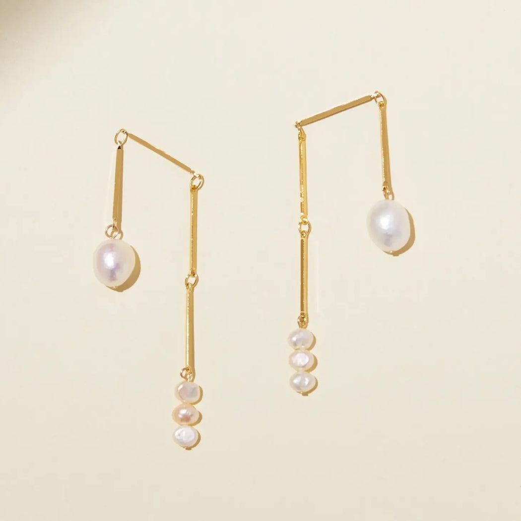 Lindsay Lewis - Toni Earrings - Pearl