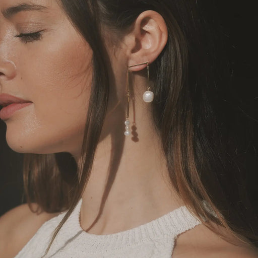 Lindsay Lewis - Toni Earrings - Pearl