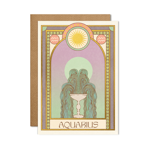 Cai & Jo - Aquarius Zodiac Card