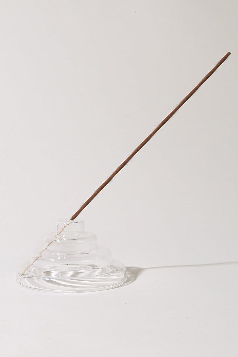 YIELD - Glass Meso Incense Holder - Clear