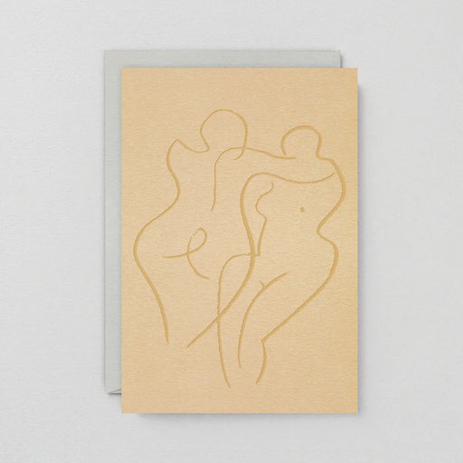 Wrap - 'Couple' Letterpress Art Card