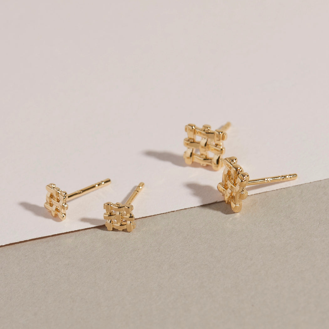 Lindsay Lewis - Crosshatch Studs