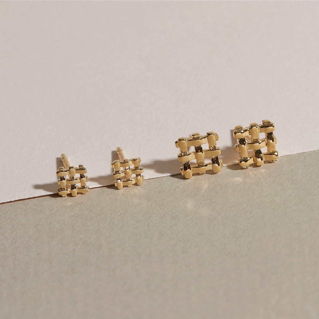 Lindsay Lewis - Crosshatch Studs